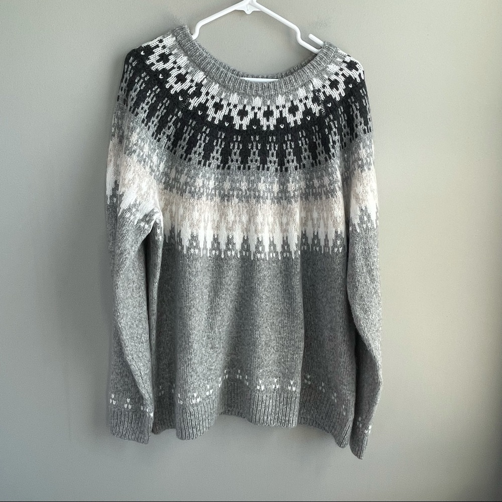Sonoma Gray & Black Sweater XXL